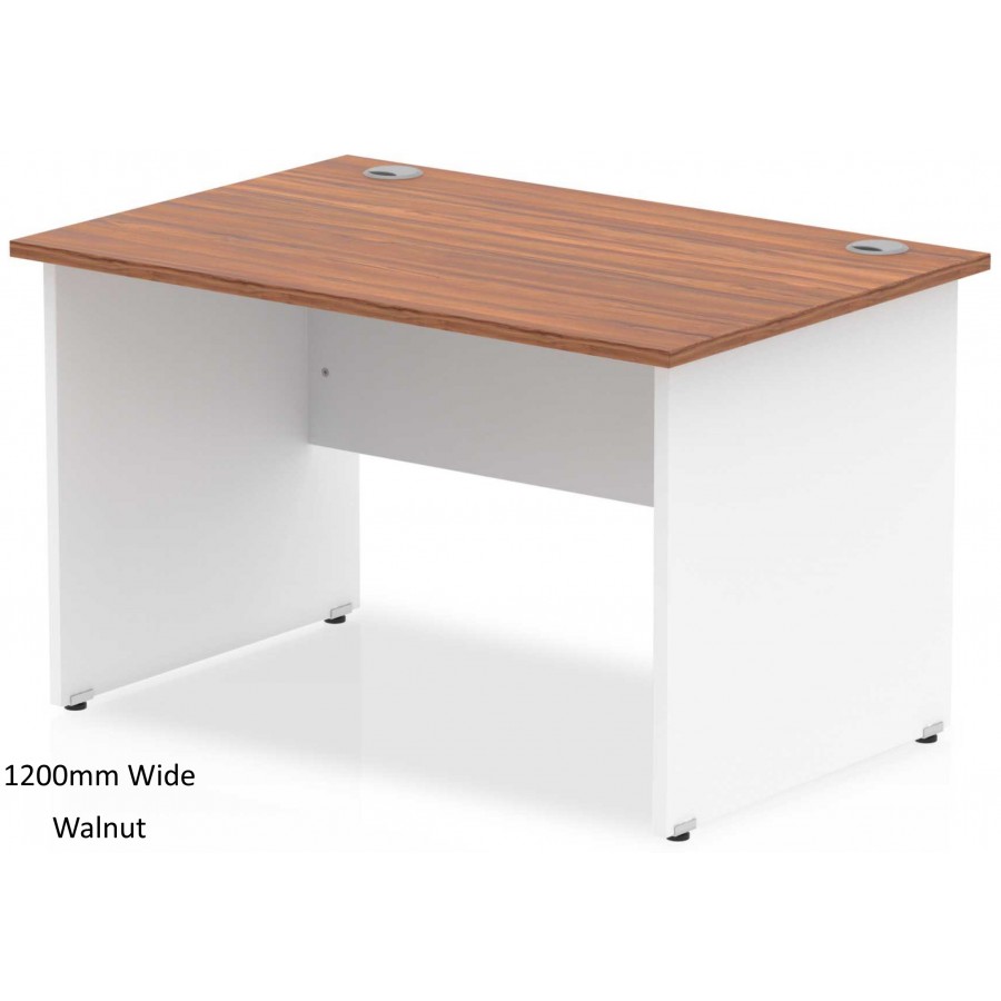 Rayleigh Two-Tone Panel End Straight Office Desk
